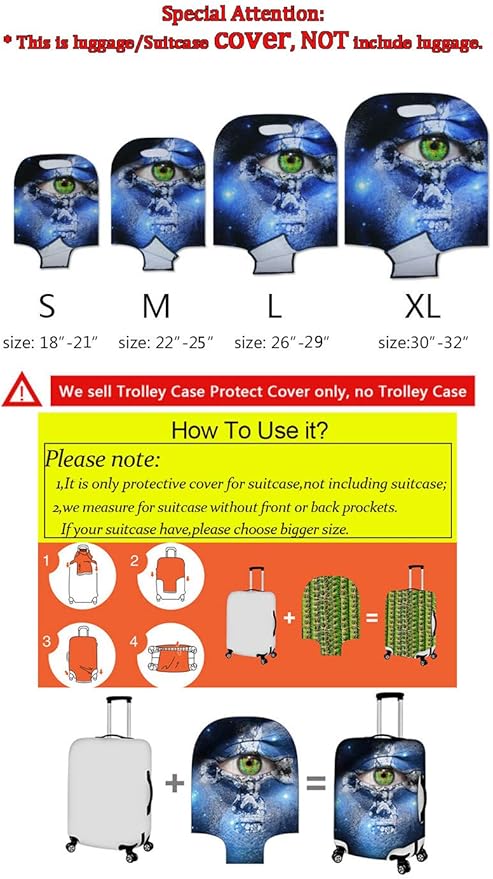 Colorful Sunflower Travel Luggage Cover Spandex Elastic Suitcase Protector for 18-21 Inch Luggage