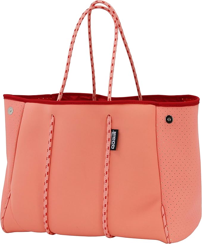 QOGiR Neoprene Multipurpose Beach Bag Tote with Inner Zipper Pocket … … … …