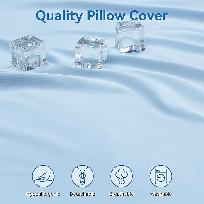 AM AEROMAX Firm Contour Memory Foam Pillow, Cervical Pillow for Neck Pain Relief, Neck Orthopedic Sleeping Pillows for Side, Back and Stomach Sleepers.