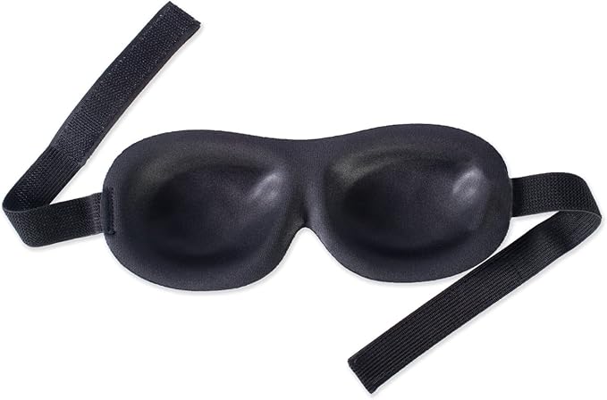Bucky Ultralight Travel & Sleep Chevron Eye Mask, Violet, One Size