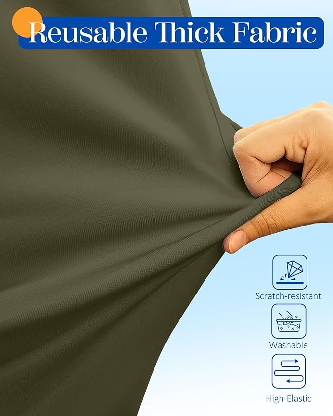 Slohif Luggage Cover for Suitcase Tsa Approved Protector - Luggage Sleeve Suit Case Cover Travel Stretch Large Baggage Case Protective Washable Fit 26-28 Inch Green