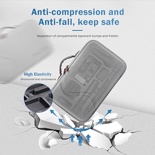 METACUCU 360 X4 Case Waterproof Portable Storge Bag for 360 One X4 Camera Accessories Travel Case for 360 X4 Camera Accessory Organizer