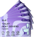 ST&JT Disposable Toilet Seat Covers - Biodegradable, Extra-Large, Eco-Friendly – Travel Toilet Seat Covers Disposable Flushable - Hygienic Protection for Adults & Kids in Public Restrooms (100 Pack)