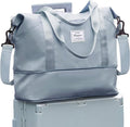 Travel Duffel Bag, Sports Tote Gym Bag, Shoulder Weekender Overnight Bag for Women