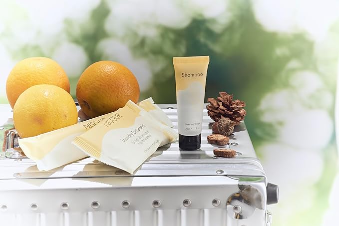 Double Sealed Hotel Conditioner Bulk 200 Pack Individually Wrapped Travel Size Conditioner Aloe and Green Tea Extract Infused Hotel Supplies and Toiletries for Guest