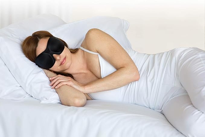 Bucky 40 Blinks No Pressure Eye Mask for Travel & Sleep, Ruby Pop, One Size