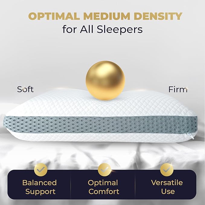 Royal Therapy Memory Foam Pillow, King Pillow Neck Pain Relief, for Neck and Shoulder Pain, Neck, Side Sleeper, Cervical Neck Pillow,