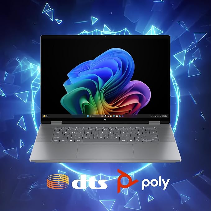HP OmniBook X Flip Copilot+ AI PC 2-in-1 Laptop | 16" WUXGA Touch (400nits) | AMD 6-core Ryzen AI 5 340 (Up to 50 Tops) | 16GB DDR5 1TB SSD | Backlit 5MP IR Privacy Camera Win11Pro w/DLCA Accessory