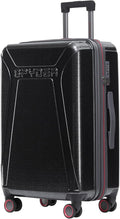 Spyder Traverse 25 Inch Medium Expandable Hardside Upright Suitcase with 360° Spinner Wheels, TSA Approved Lock, Charcoal
