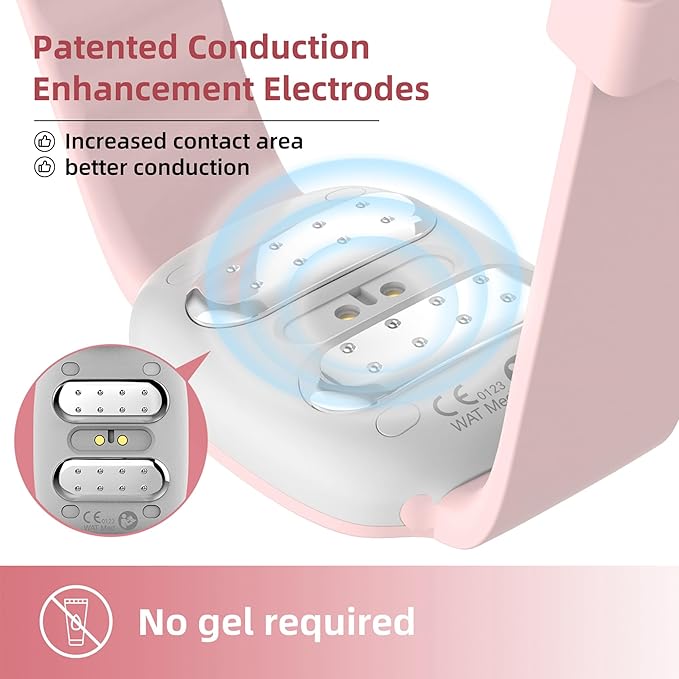 EmeTerm Fashion FDA-Cleared Relieve Nausea Electrode Stimulator Morning Sickness Motion Travel Sickness Vomit Relief Rechargeable No Gel Drug Free Wrist Bands Without Side Effects