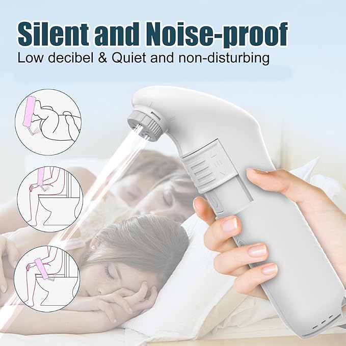 Portable Bidet for Travel,Travel Handheld Bidet Sprayer with 2.5L Water Storage, Electric Rechargeable,70-Minute Usage