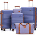 Luggage Sets 5 Piece, Suitcases with Wheels, Hardshell Suitcase Set, ABS Carry on Luggage Set with TSA Lock, Travel Luggage
