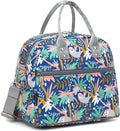 FlowFly Insulated Lunch Bag With Shoulder Strap for Women, Men, and Kids, Large and Reusable, Handle, Freezable Work and School Travel Tote and Meal Prep Organizer,Sloth