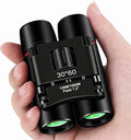 30x60 Binoculars for Adults and Kids,BAK4 Prism Waterproof Lightweight Foldable Easy Focus Small Compact Binoculars for Bird Watching, Hunting,Concerts,Travel,Hiking