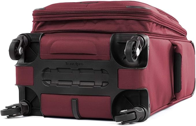Travelpro Maxlite 5 Softside Expandable 2-Piece Luggage Set — Carry-On and Large Checked Luggage — Burgundy