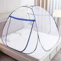 Pop-up Mosquito net Double Bed,L79x W59 x H59 in Double Door Zip Portable Tent Travel Mosquito net Free-Standing use one Compartment to Install Suitable for Bedroom no Hooks,L200*W150*H150CM