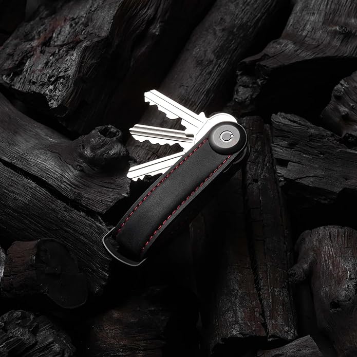Orbitkey Crazy Horse Leather Key Organizer | Quiet Profile | Holds up to 7 Keys