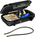 AMIR Portable Safe Box, Combination Security Case LockBox with Code, Waterproof Anti-Theft Mini Travel Safe Box with Removable Chain, Portable Lock Box for Home, Office, Christmas