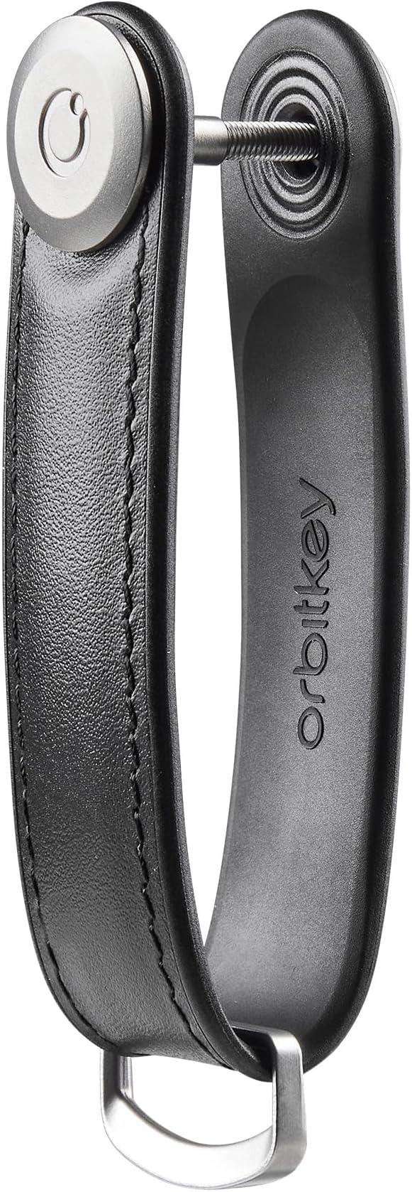 Orbitkey Key Organizer Hybrid Leather | Premium Nappa leather & TPU, Stainless Steel Locking Mechanism, Slim & Quiet Profile