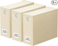 SpaceAid 3 Pack Bed Sheet Organizers and Storage, Foldable Linen Closet Organizer, Set Folder Keeper With Window XL (Queen & King Size) Bedding Container (Beige)