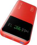 INIU 140W Power Bank, 25000mAh High Capacity Laptop & Phone Portable Charger, Fast Charging Flight Cruise Ship Family Essentials Traveling Mini Battery Pack for College Student Teen Boys Girls, Orange
