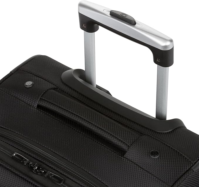 SwissGear Sion Softside Expandable Luggage, Black, Carry-On 21-Inch