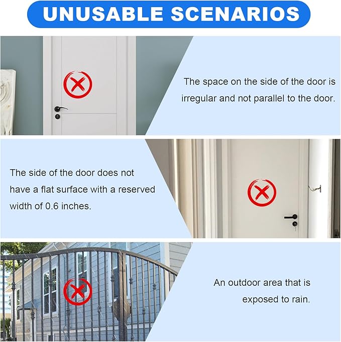 Door Window Alarm Sensors - Door Alarms for Kids Safety, Door Alarms for Home Security, for Home, Office, Store, Garage, Dorm Room, Apartment, RV, 8 Pack