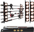 KastKing SafeGuard Fishing Rod Holder for Garage, Wall or Ceiling Mounted Fishing Rod Rack Storage Organizer, Fishing Pole Holder Holds 6 Rods or Combos in Less Than 18 Inches