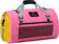 IRON JIA'S Motorcycle Dry Bag - Waterproof Duffle & Luggage Tail Bag Saddle Bags with Roll Top Closure, Shoulder Straps, Inner Pocket and Mesh Pocket (Pink, 50L)