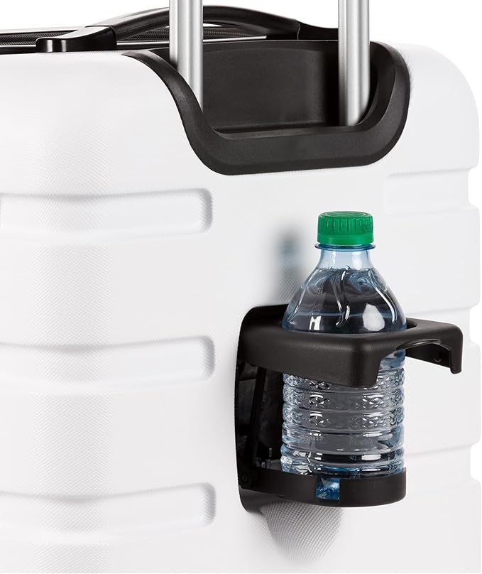 SwissGear 7366 Hardside Expandable Luggage with Spinner Wheels, White, 3-Piece Set (19/23/27)