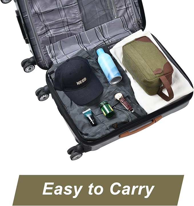 Dimayar Duffle Bag for Men, Expandable to 50L Large-Capacity Weekender, Water-Resistant Mens Duffle Bags for Traveling, Durable Overnight Carry-On, Versatile for Gym and Travel