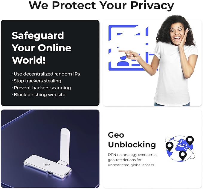 Deeper Connect Pico Pocket-Size Wireless VPN Router