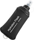 AXEN Soft Flask TPU Foldable Running Hydration Flask, Soft Collapsible Water Bottle for Hydration Pack Cycling Marathon Running Hiking