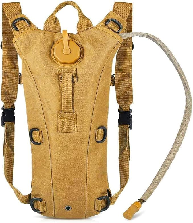 ATBP Tactical Water Hydration Pack Military 3L Water Bladder Carrier Backpack Leakproof for Running Jogging Cycling Hiking