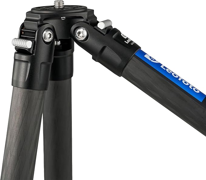 Leofoto Professional Camera Tripod, 46" Compact Carbon Fiber Tripod for DSLR Video Camcorder, 4 Leg Sections, 360° Ball Head, Max Load 8KG/18Lb (LS-254CX+LH-30)