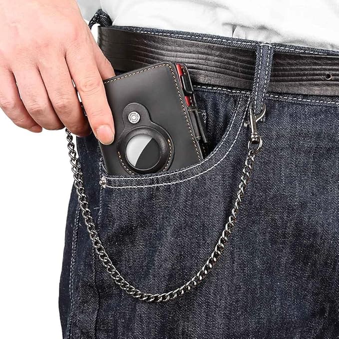 Mens Wallet Card Holder: Pop Up Aluminum Case, Genuine Leather, Smart, RFID Blocking, Slim, Minimalist, Front Pocket - 9-12Capacity | ID Window | Cash Slot