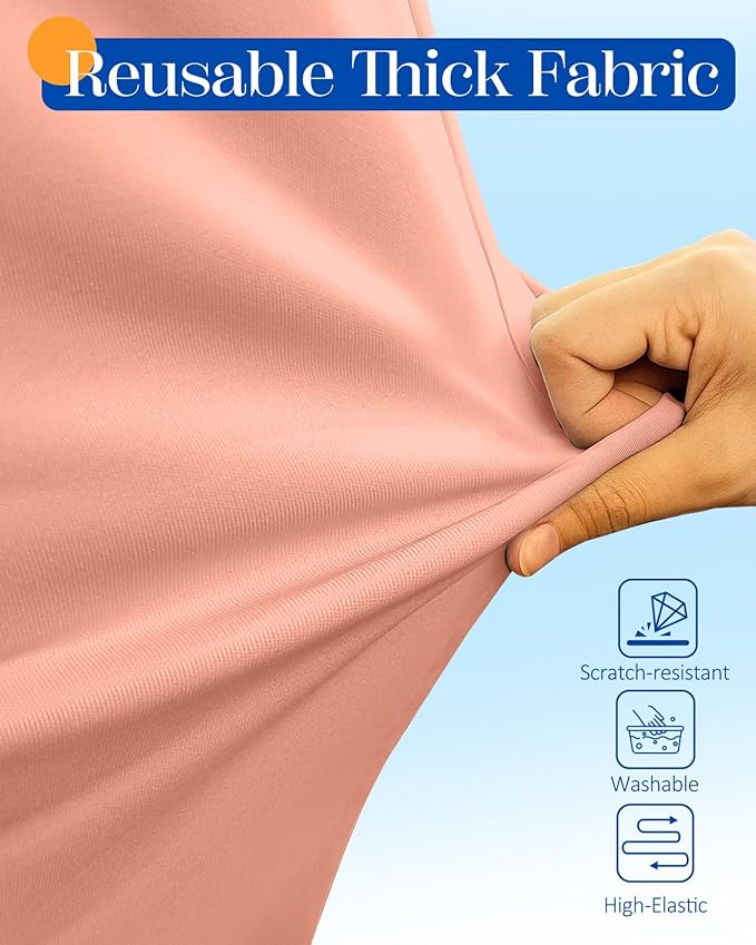 Slohif Luggage Cover for Suitcase Tsa Approved Protector - Luggage Sleeve Suit Case Cover Travel Stretch Large Baggage Case Protective Washable Fit 22-24 Inch Rose