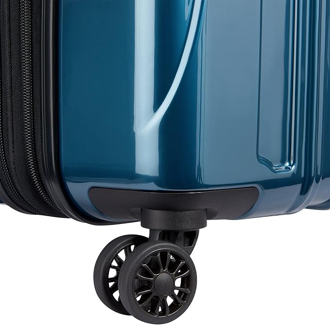 DELSEY PARIS Helium Aero Hardside Expandable Luggage with Spinner Wheels, Teal, Carry-On 21 Inch