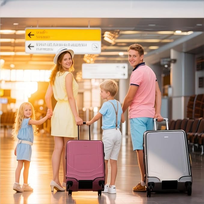 20 Inch Luggage Covers for Suitcase TSA Approved,Carry On Luggage Cover Protector Suitable 20-21 inch Clear 1.5mm Thickness Protector Bag PVC Clear Suitable for Long Travel Accessories