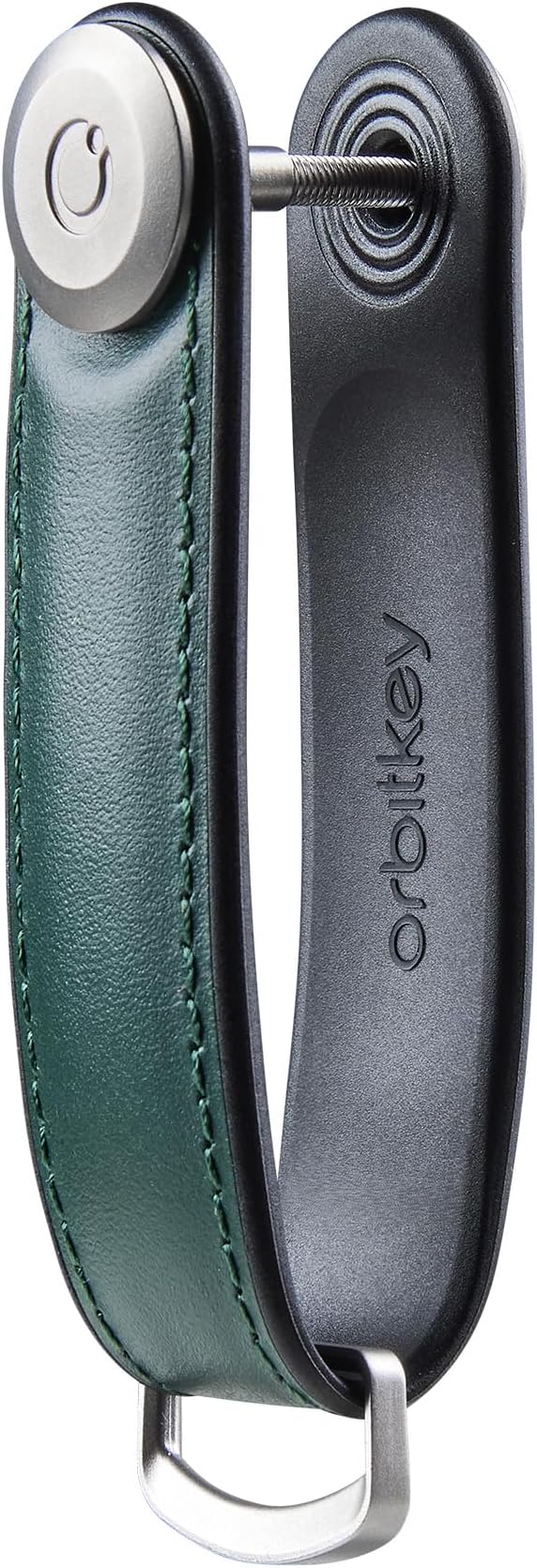 Orbitkey Key Organizer Hybrid Leather | Premium Nappa leather & TPU, Stainless Steel Locking Mechanism, Slim & Quiet Profile