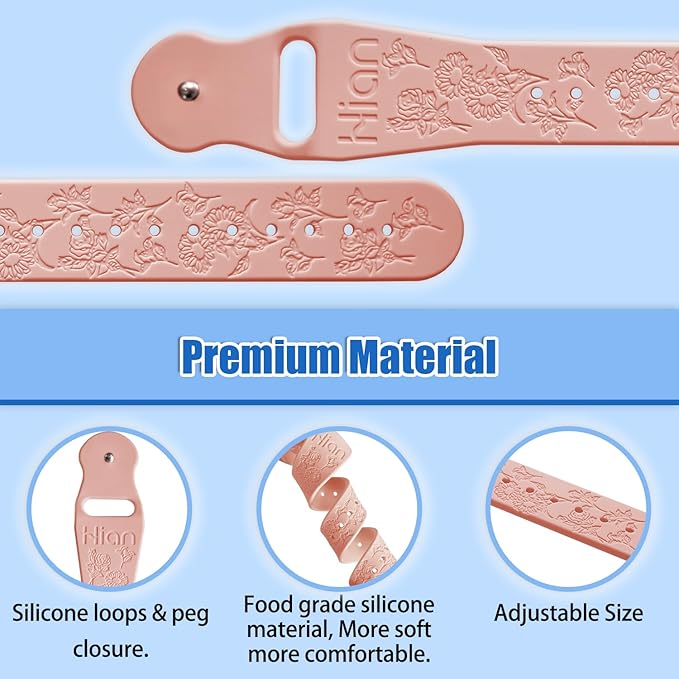 Hion Motion Sickness Bracelets Sea Sickness Wristbands for Motion Sickness/Morning Sickness/Pregnancy Nausea Anti Nausea Wristband Acupressure Nausea Bands Motion Sickness Bands（2Pairs-Pink+Beryl