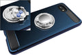 Phone Stash Metal Pill Organizer for Phone, Portable Compact Pill Box, Phone Medication Case with Kick Stand to Hold Pills & Supplements - Gift for Mom, Dad, & Elderly