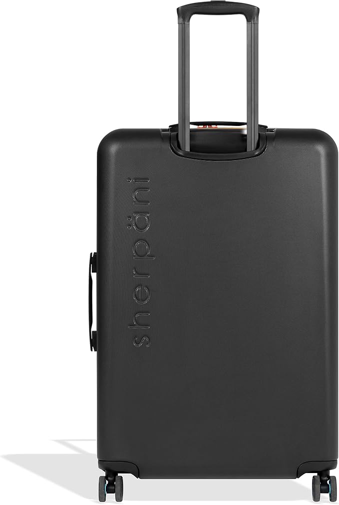 Sherpani Meridian, 29 Inch Travel Hardside Luggage, Durable Hardshell Luggage, Expandable Suitcase with 4 Double Spinner Wheels, Checked Luggage for Women (Chromatic)