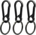 Keychain Keyring Set for Men Women Classic Metal Home Car Key Holder Organizer Portable Carabiner Clip Accessories 2PCS