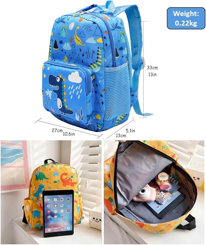 POWOFUN13 inch Kids Toddler Preschool Travel Backpack Cute Cartoon Backpack For Girls Boys Baby