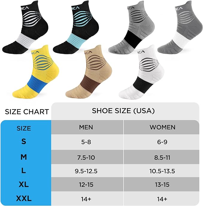 NEENCA Medical Compression Socks for Women & Men Circulation, Ankle Compression Stockings for Pain Relief, Plantar Fasciitis, Swelling, Neuropathy, Runner, Nurses, Travel, Pregnancy, Flying,20-30 mmHg