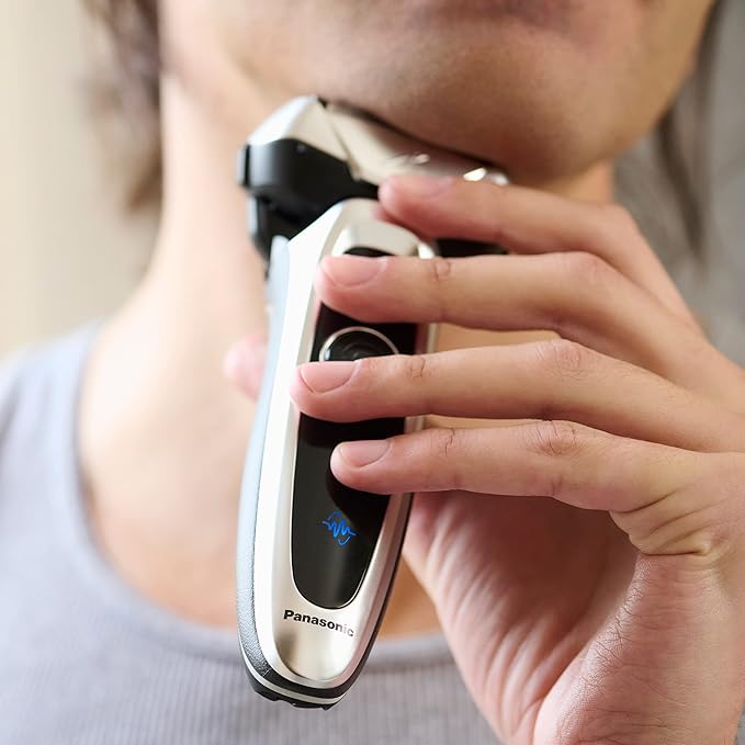 Panasonic ARC5 Electric Razor for Men with Pop-Up Trimmer, Wet/Dry 5-Blade Electric Shaver with Intelligent Shave Sensor and Multi-Flex Pivoting Head – ES-LV65-S (Silver)
