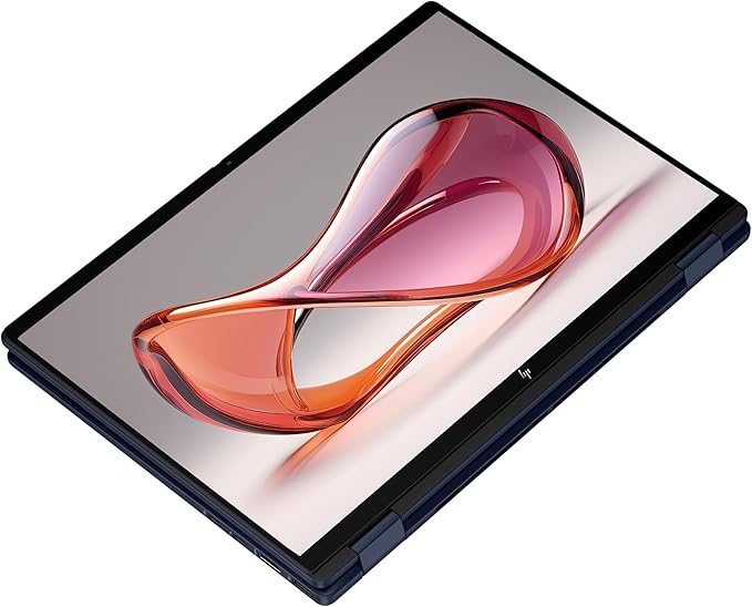 HP OmniBook X Flip 2-in-1 Copilot+ Laptop, Intel Ultra 7-256V, 16 GB LPDDR5x RAM, 1 TB PCIe SSD, 14" 2K (1920x1200) Touchscreen, Intel Arc 140V, Backlit Keyboard, W11 Home, Atmospheric Blue