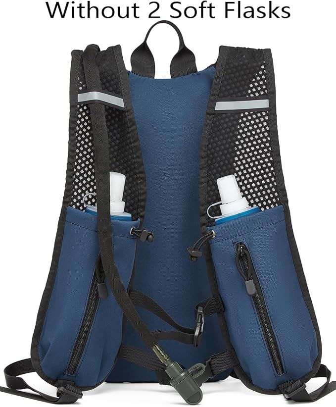 ATBP Running Hydration Vest Pack Thermal Insulation 3L TPU Water Bladder Tactical Backpack Bag for Cycling Hiking Daypack Men & Women