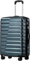 Coolife Medium Luggage Hardside Carry On with Spinner Wheels TSA Lock Telescopic Handle